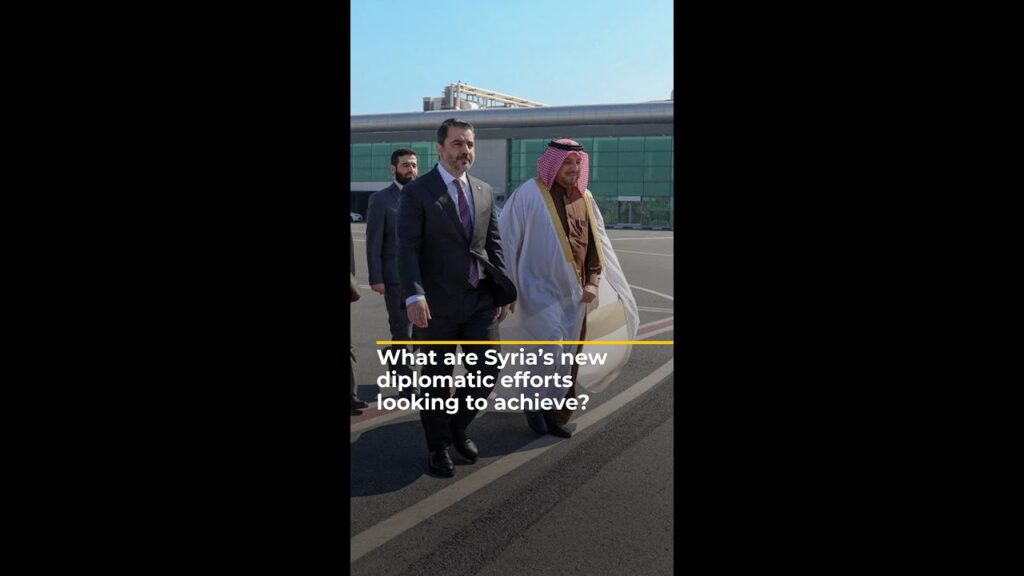 What are Syria’s new diplomatic efforts looking to achieve? | AJ #shorts