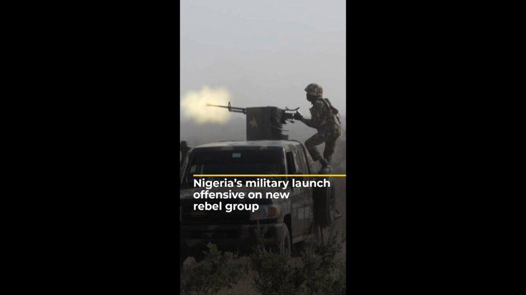 Nigeria’s military launch offensive on new rebel group | AJ #shorts