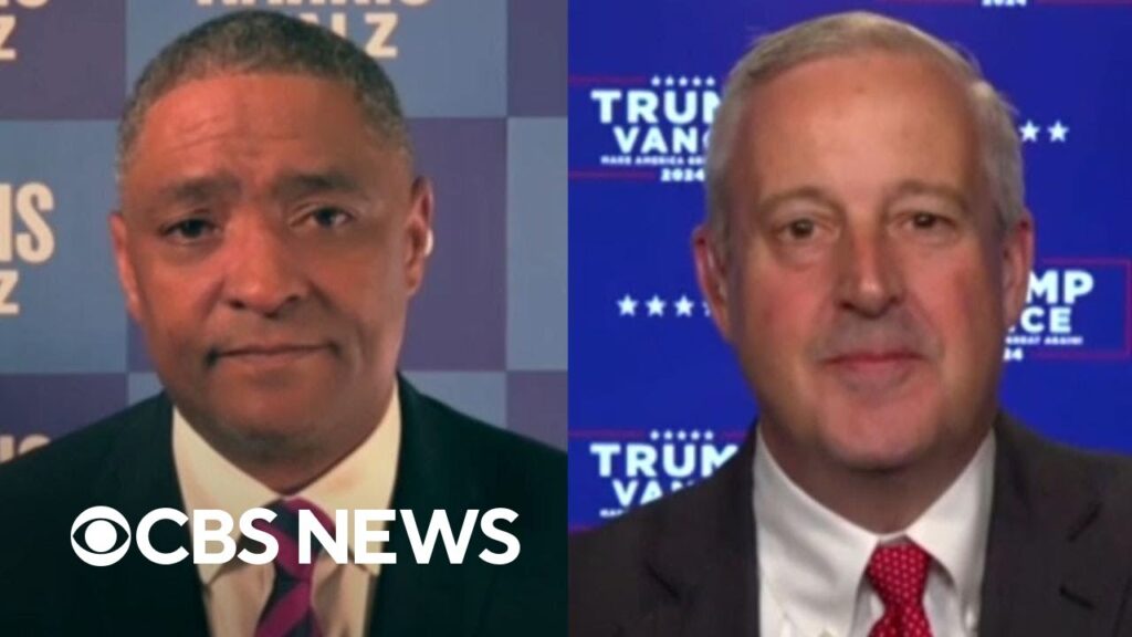 Representatives for Harris, Trump campaigns discuss the 2024 race