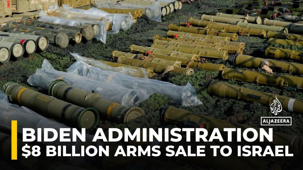 The Biden administration proposes an  billion arms sale to Israel, including bombs and missiles