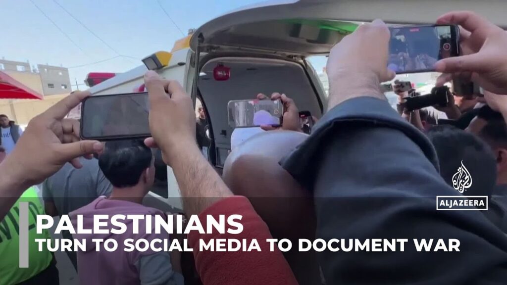 Digital war: Palestinian influencers documenting the conflict