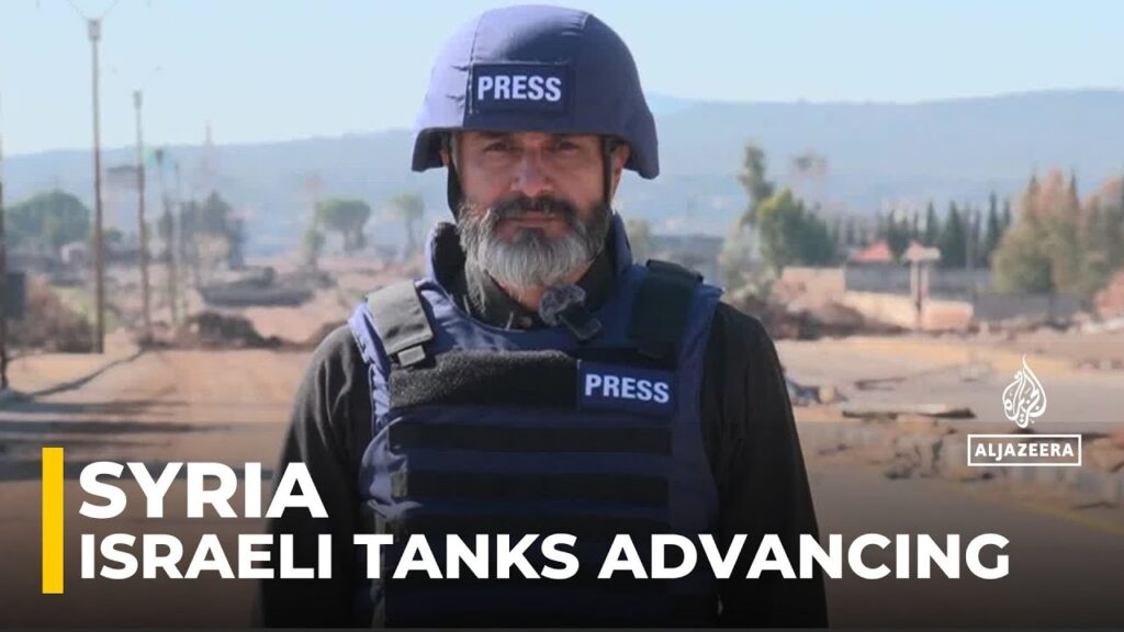 Israeli tanks on Syrian soil: AJE correspondent