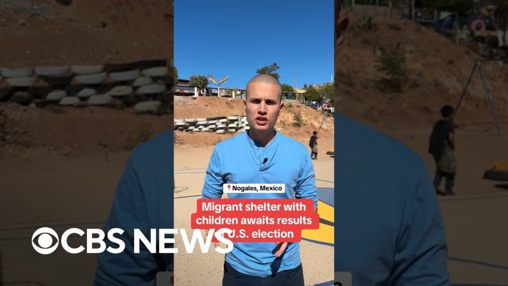 Migrant shelter with children awaits results of U.S. election #shorts