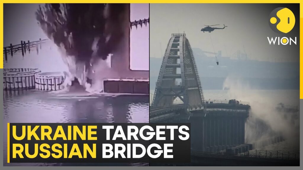 Russia-Ukraine War: Ukraine BLASTS Crimean Bridge With Underwater Bombs | WION