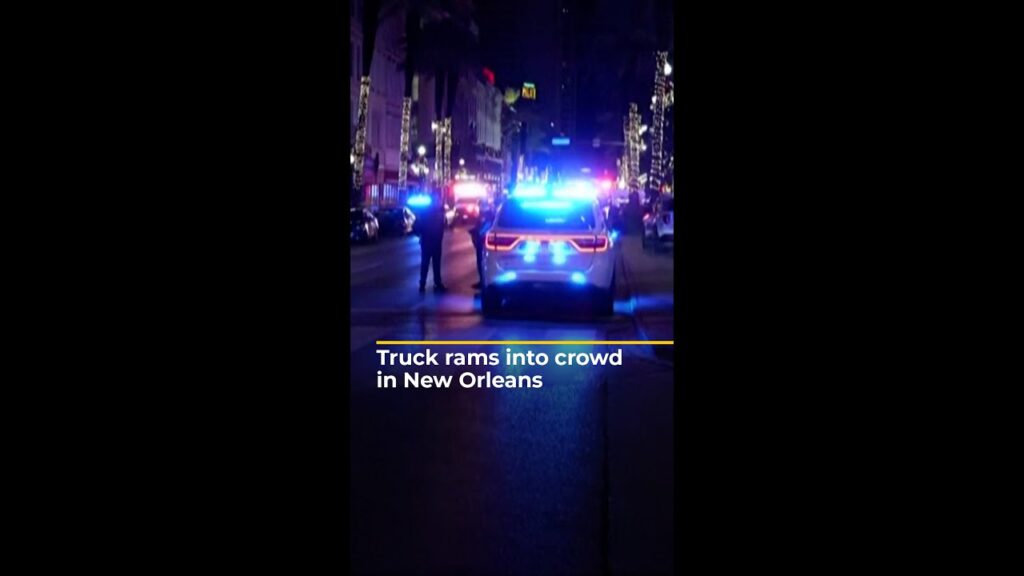 Truck ramming attack kills at least 10 people in New Orleans | AJ #shorts