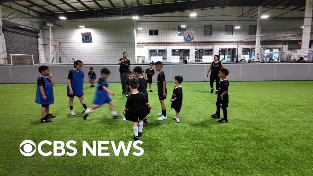How migrant children are using soccer to connect