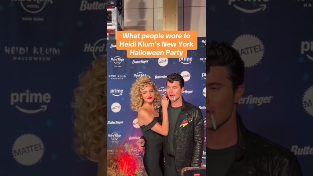 Stars show out for Heidi Klum’s Halloween Party #shorts