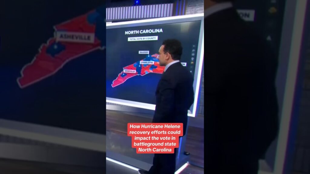 How Hurricane Helene is affecting the vote in North Carolina #shorts