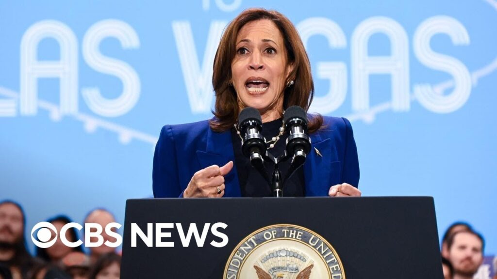 Kamala Harris focuses on reproductive rights at Nevada rally
