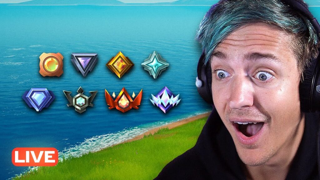 Fortnite RANKED Grind All Day  – Live