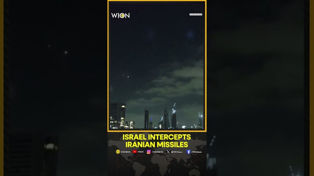 Israel-Iran War: Israel Intercepts Missiles Over Tel Aviv | WION Shorts