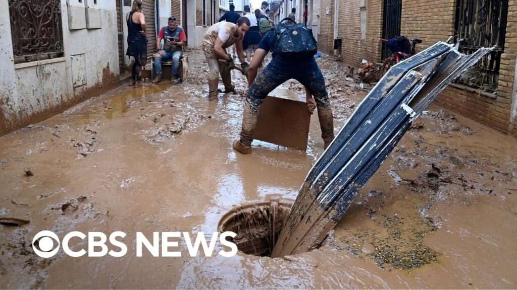 Devastating Spain flooding leaves mud-slicked streets in Valencia region