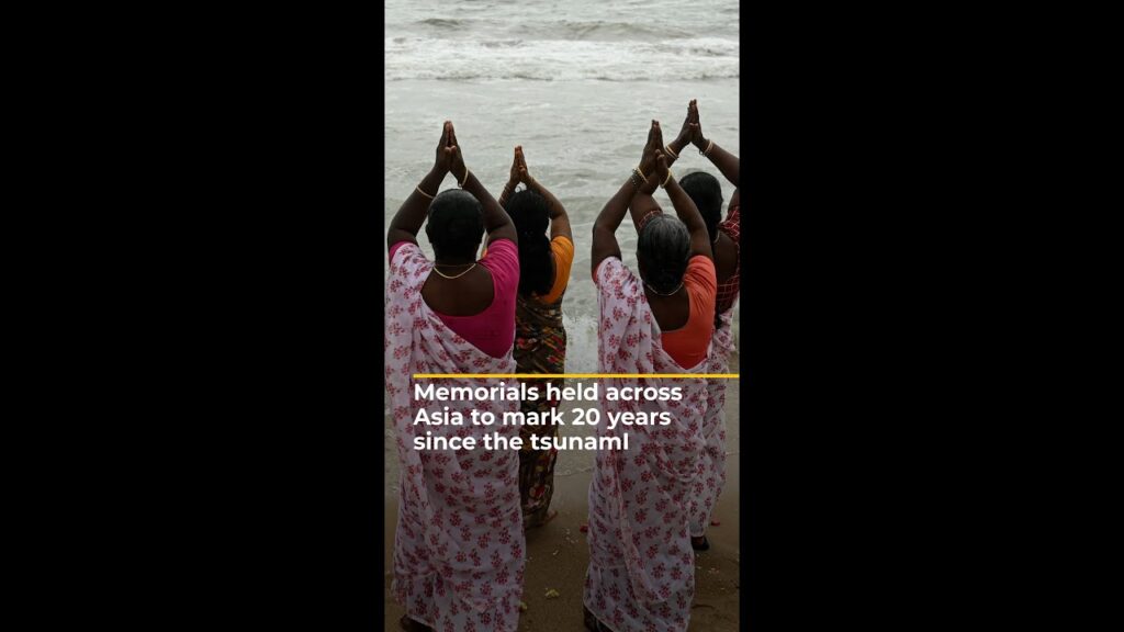 Memorials held across Asia to mark 20 years since the Tsunami tragedy | AJ#shorts