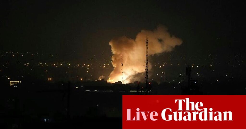 Blasts heard in Tehran as Israel defence minister announces strike on Iran – live | Iran