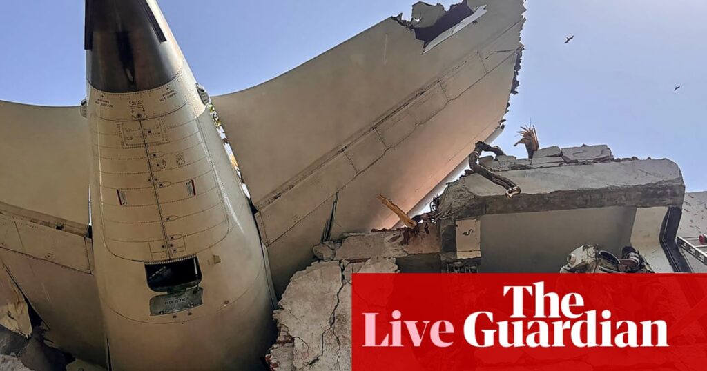 Air India plane crash: Briton reportedly survives as more than 290 passengers and bystanders killed in Ahmedabad – latest updates | Air India Ahmedabad plane crash