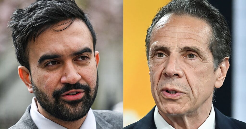 Andrew Cuomo and Zohran Mamdani campaign in final hours before polls close