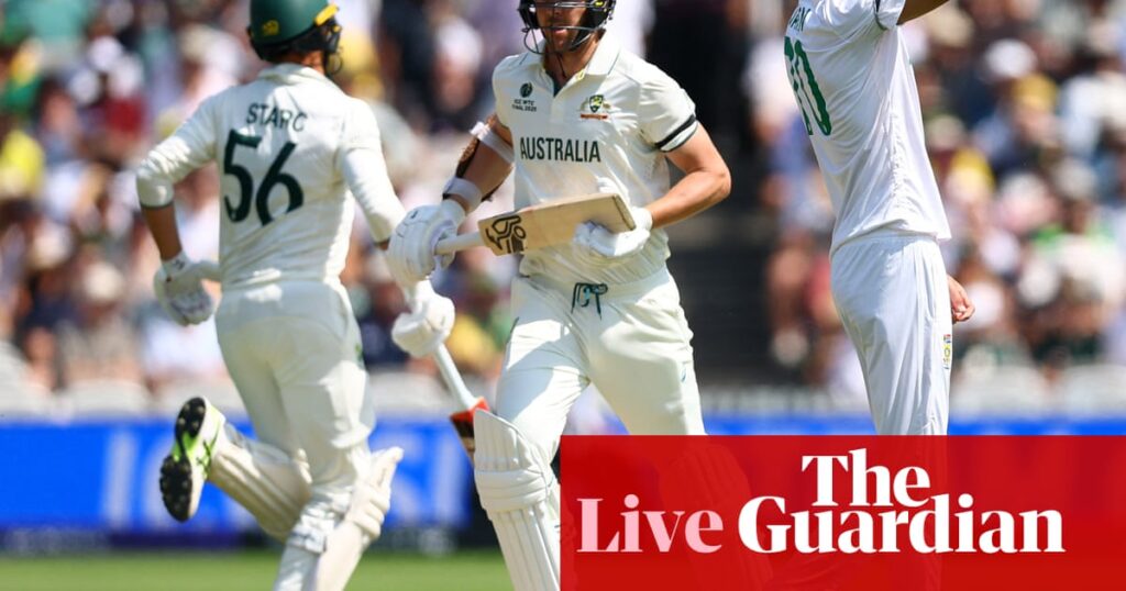 South Africa v Australia: World Test Championship final cricket, day three – live | World Test Championship