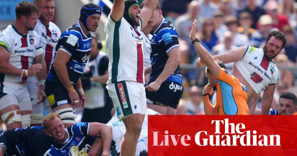 Bath v Leicester: Premiership final – live | Premiership