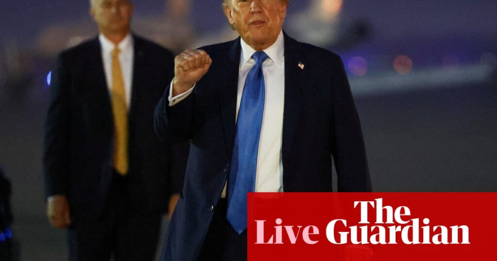 Trump says he has not reached out to Iran for peace talks as he returns early from G7 – US politics live | US news