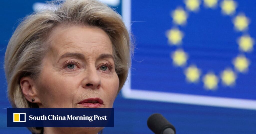 Chinese and EU trade officials hold talks after von der Leyen outburst