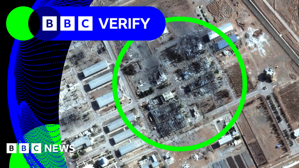 BBC Verify Live: Analysing new satellite images of Iran nuclear sites