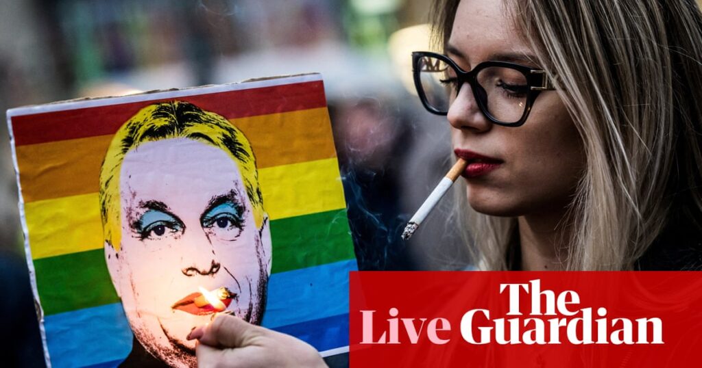 Record numbers expected at Budapest Pride march despite attempts to ban it – Europe live | Europe