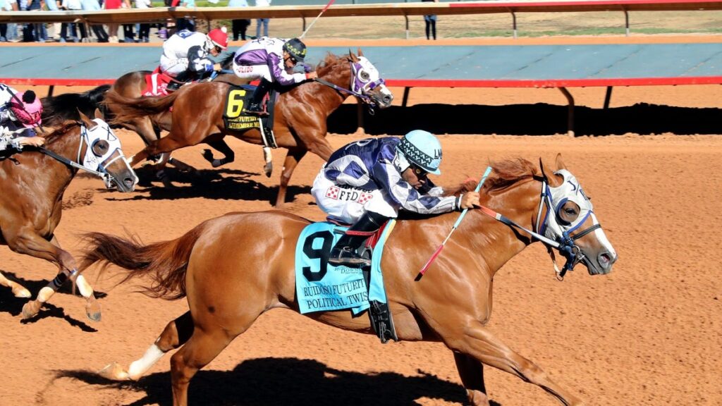 Quarter horse Political Twist wins 2025 Ruidoso Futurity