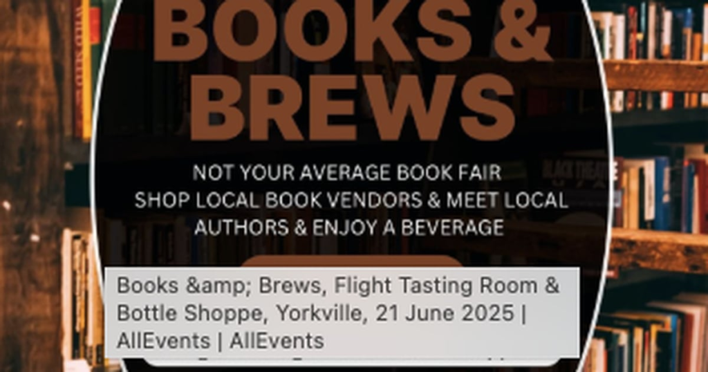 Meet local authors at ‘Books & Brews’ on June 21 at Flight Tasting Room and Bottle Shoppe in Yorkville – Shaw Local