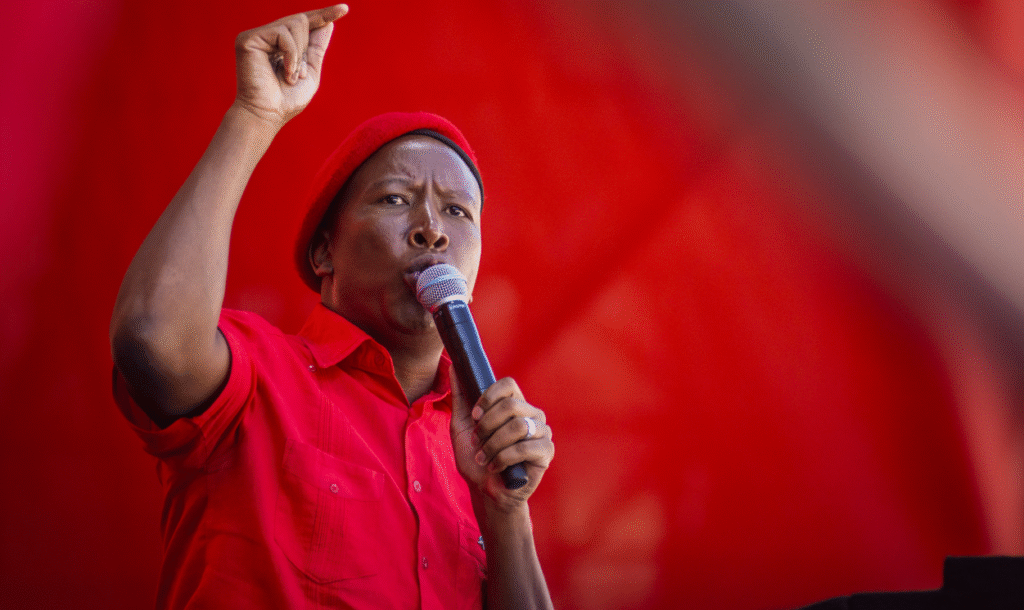 South Africa’s Julius Malema under Trump scrutiny for extremist views