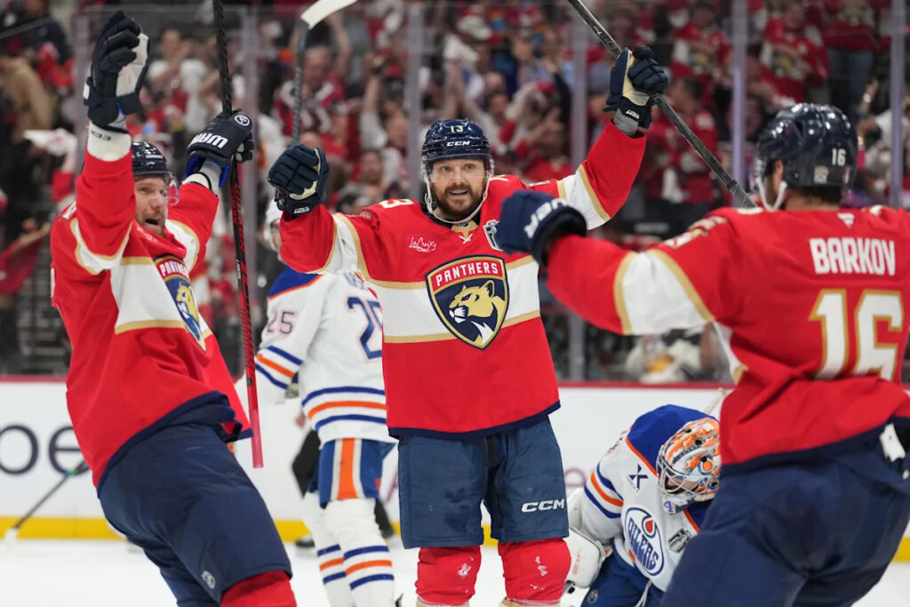NHL Stanley Cup Final: Sam Reinhart’s historic 4 goals lead Panthers past Oilers in Game 6 to claim back-to-back titles