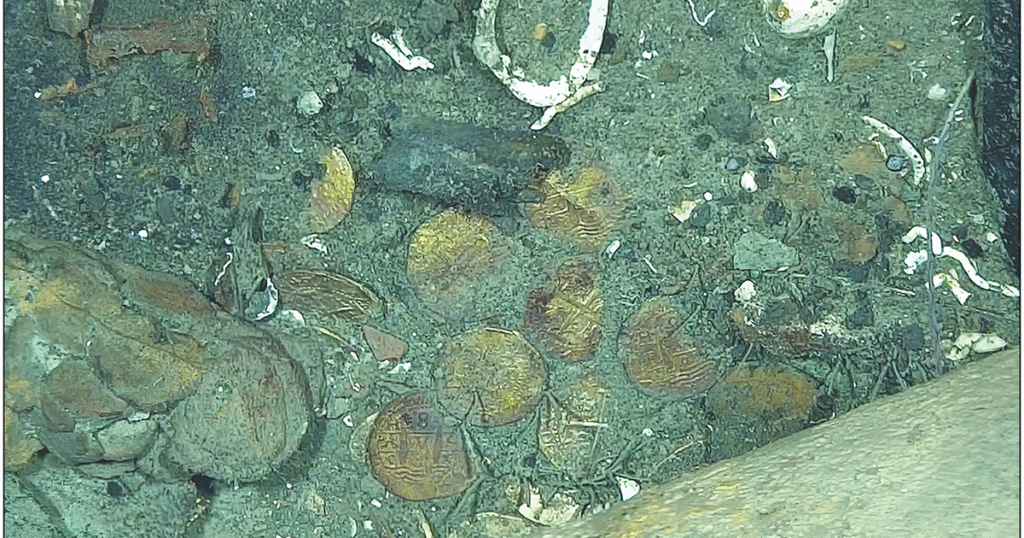 Gold from legendary 1708 shipwreck holding billions of dollars in treasure is seen in new images