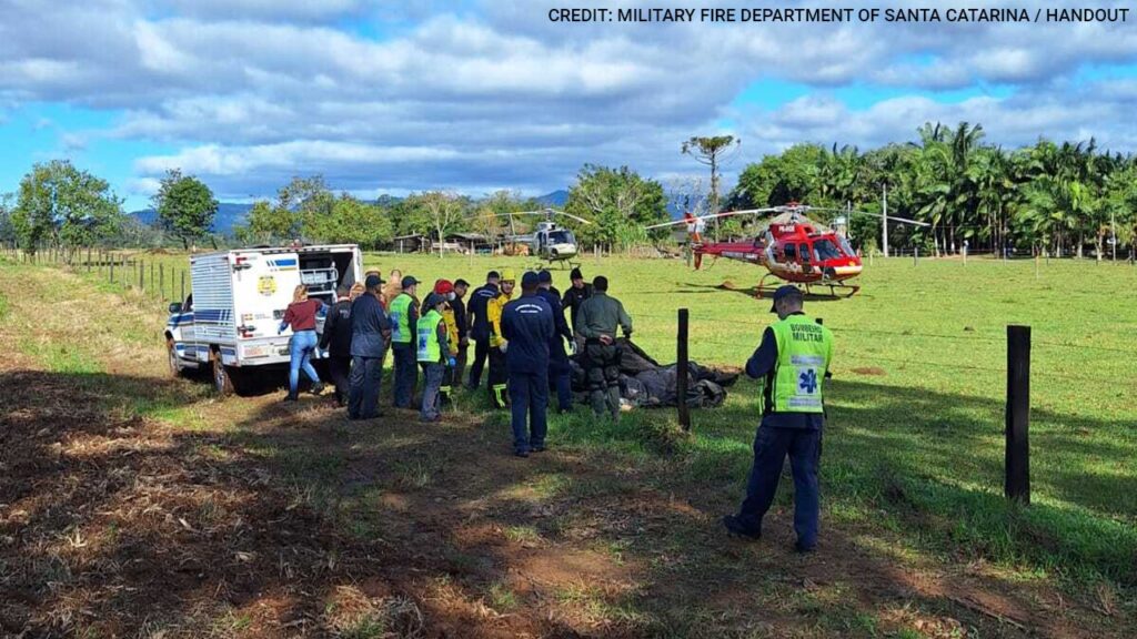 Hot-air balloon crash in Brazil kills at least 8 after fire breaks out mid-flight