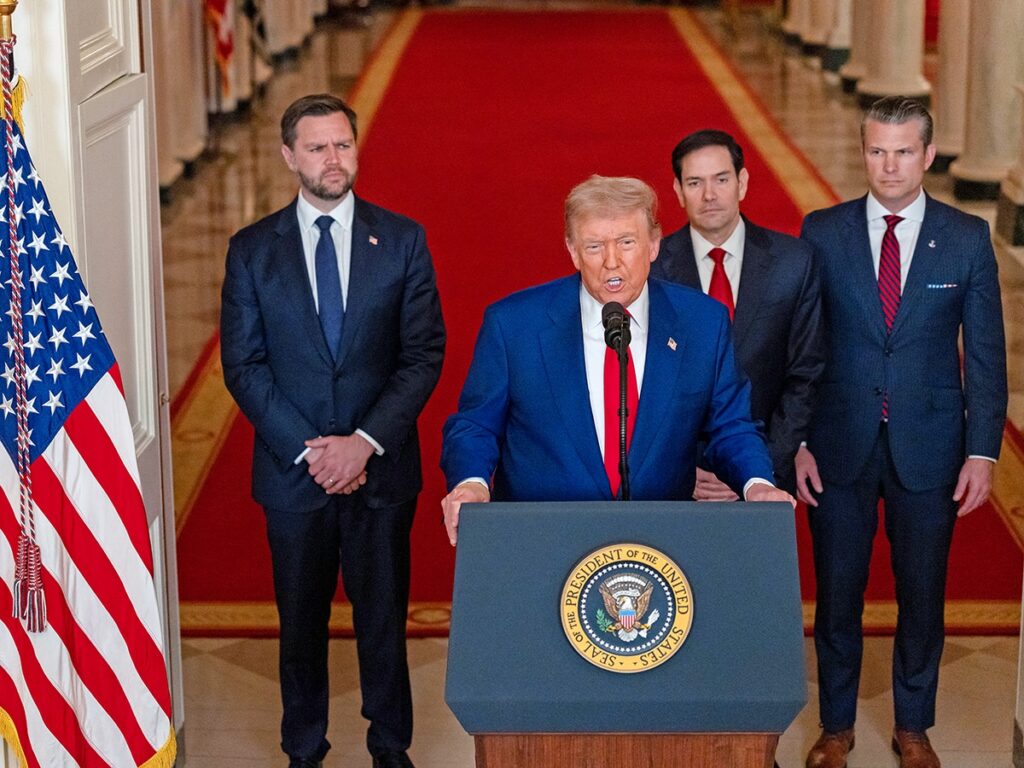 Photo Of The Day: Donald Trump’s Address After US Attacks Iran