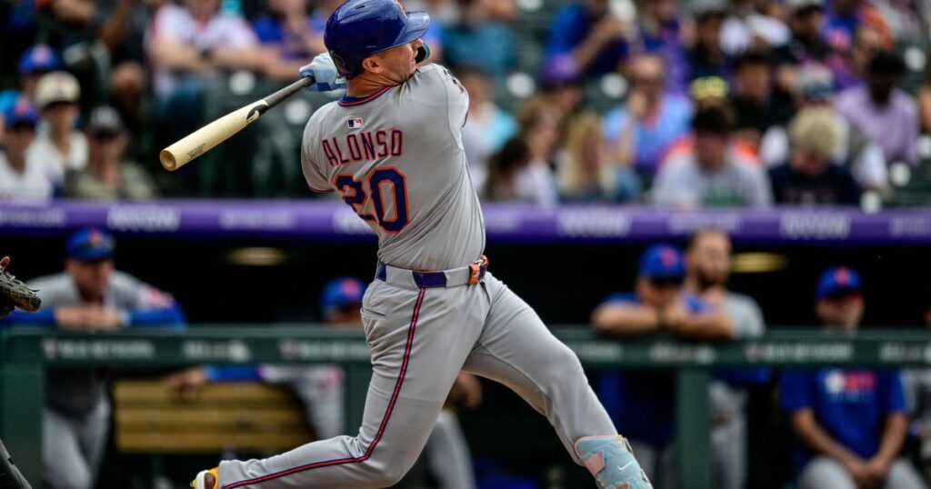 Pete Alonso, Jeff McNeil each hit 2 homers as Mets blast Rockies, complete sweep