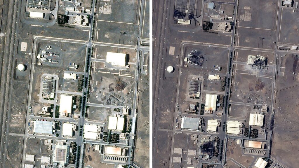 New satellite images reveal US military damage to Iran’s nuclear facilities