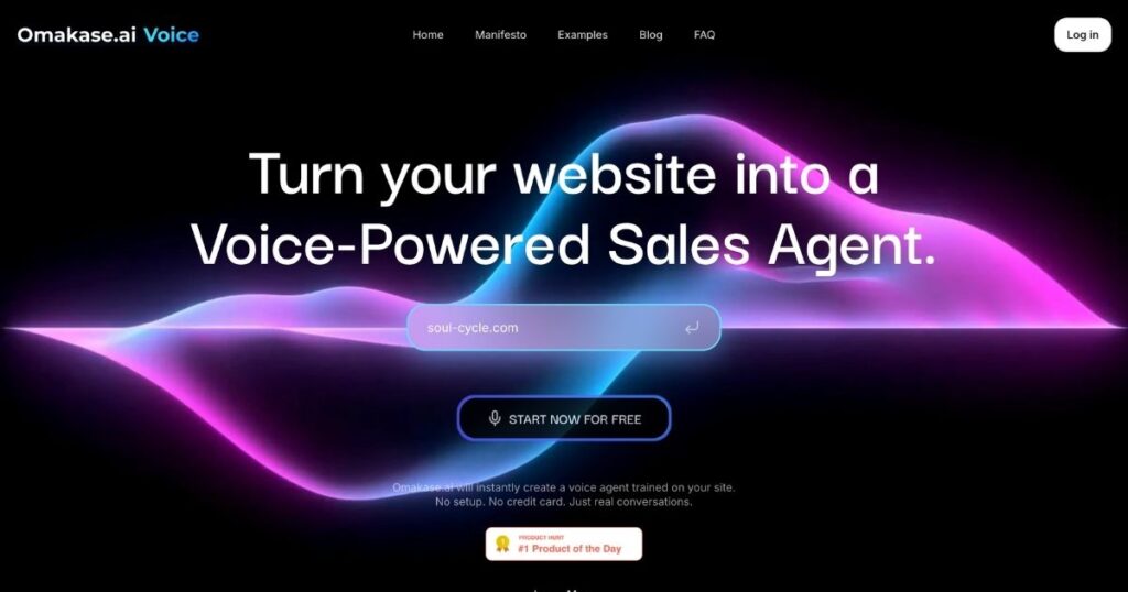 Omakase: Voice-powered sales agent – Dynamic Business