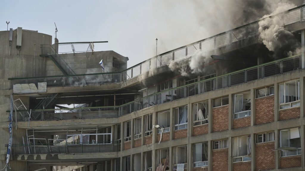 Iranian strike hits an Israeli hospital and wounds at least 240