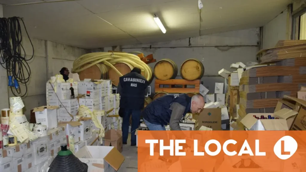 Fake wine and the bad side of living on the coast