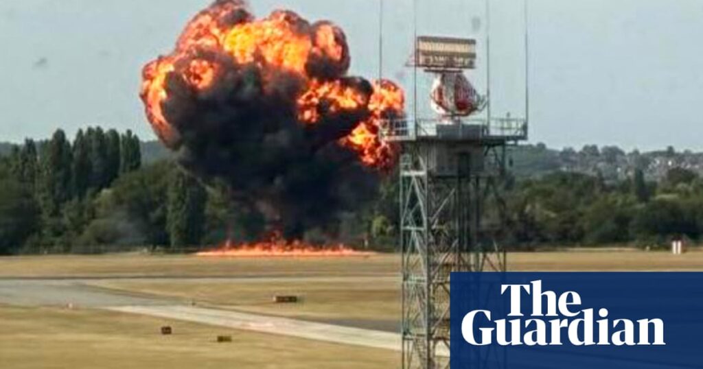 Southend airport shut and flights grounded after small plane crashes in flames | Essex