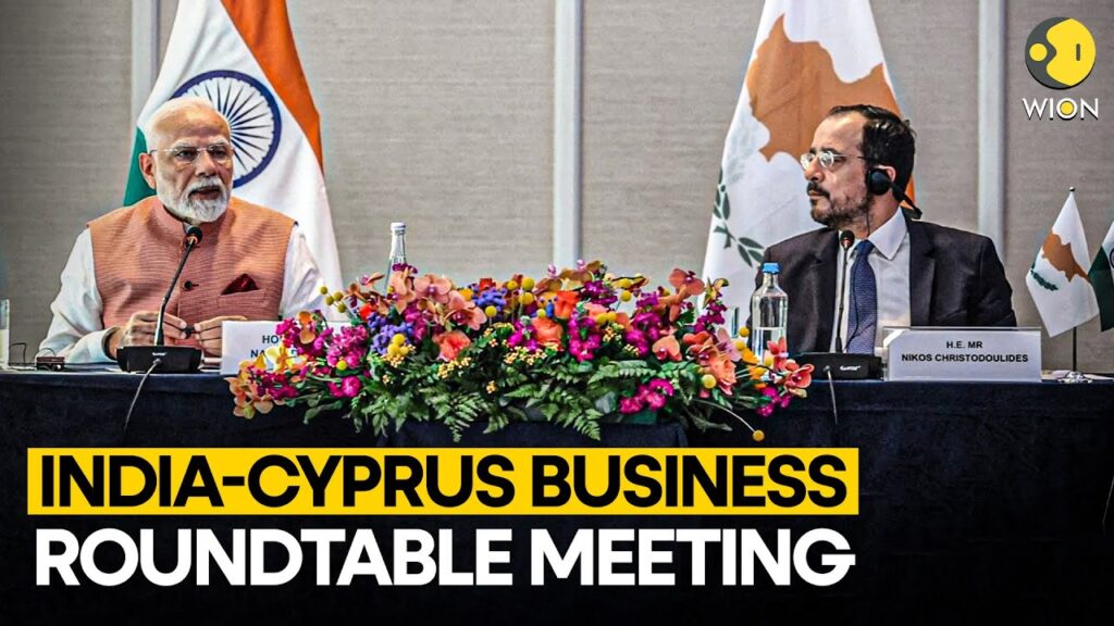 Indian PM Narendra Modi Addresses Business Roundtable Meeting In Cyprus | WION Originals