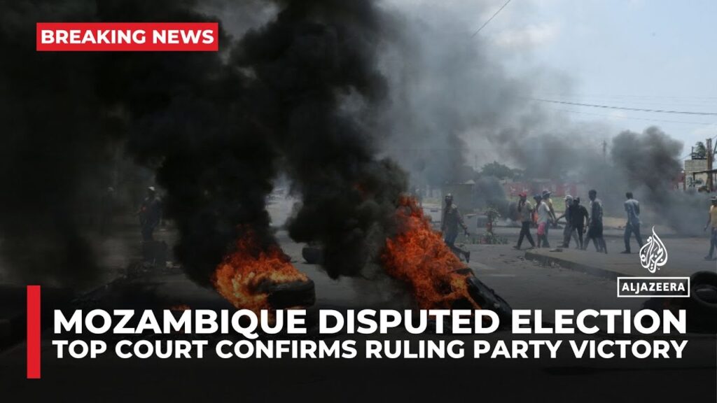 Mozambique’s highest court confirms ruling party victory in disputed election