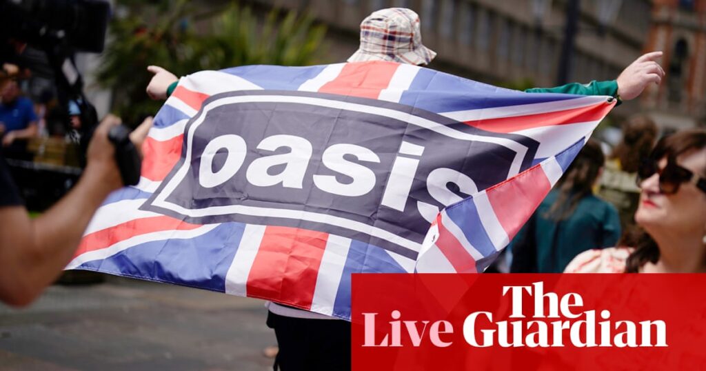 Oasis reunion tour: follow the first gig in Cardiff – live! | Oasis
