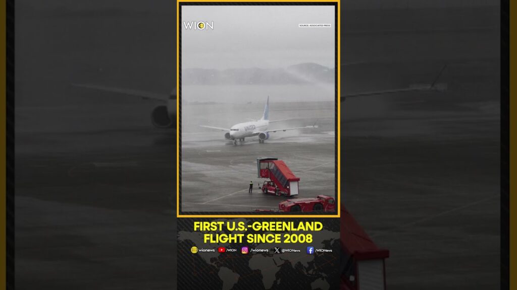 First Direct Flight From US to Greenland Since 2008 Lands on Trump’s Birthday | WION Shorts