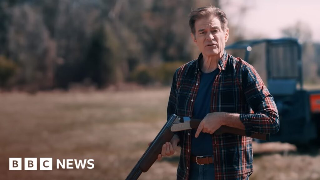 Why are there so many guns in US campaign ads? – BBC News