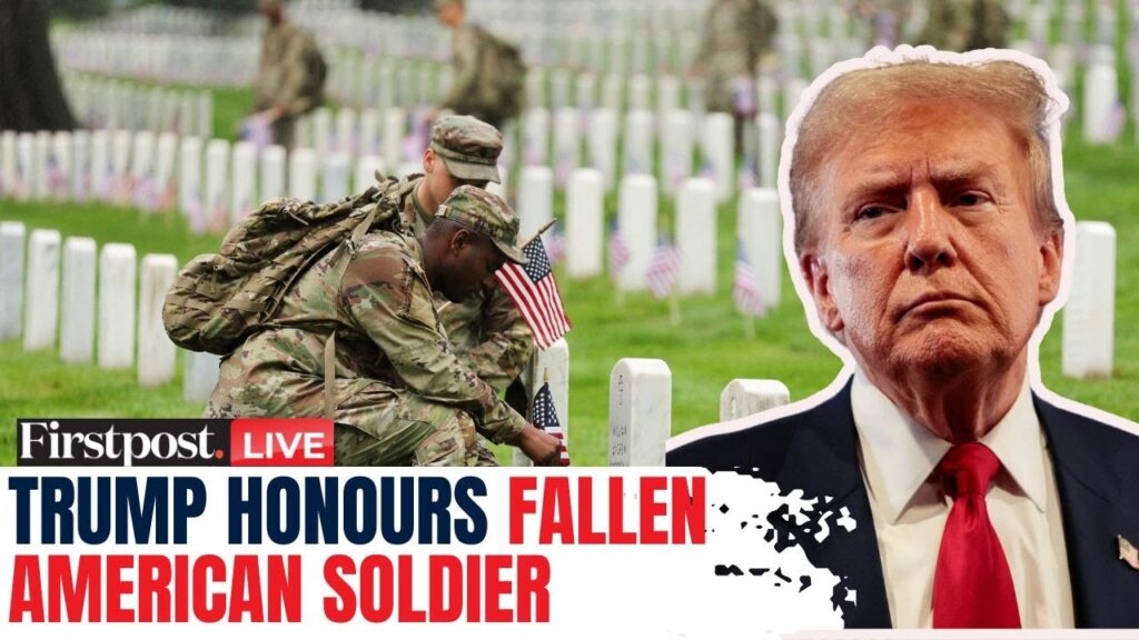 Trump LIVE: US President Donald Trump Visits Arlington Cemetery to Honour American Soldier | N18G