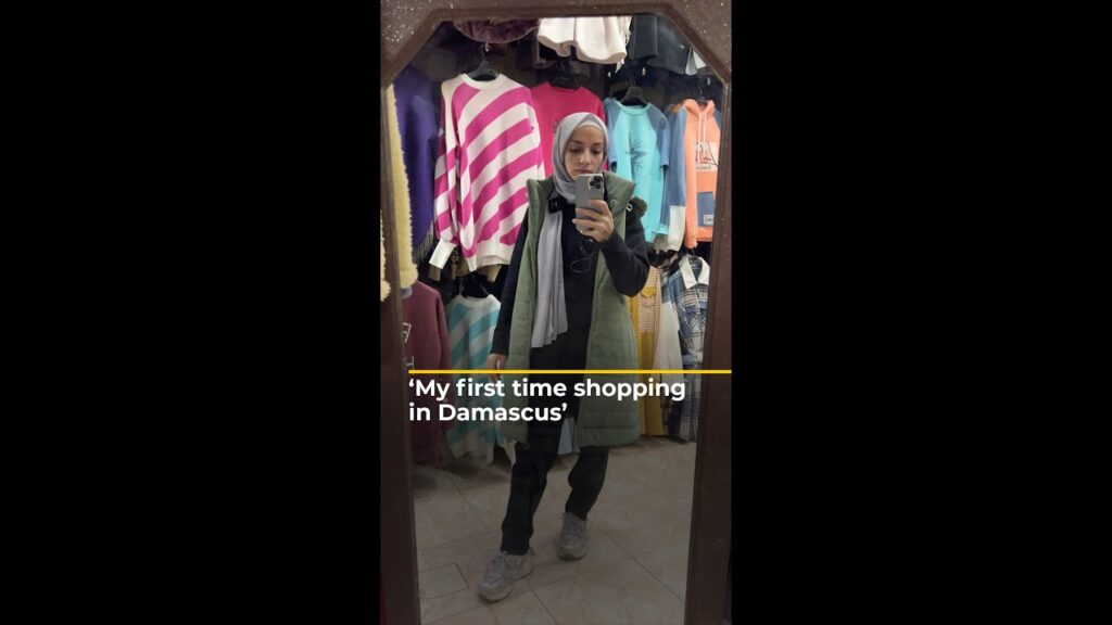 ‘My first time shopping Damascus,’ Sarah in Syria | AJ #shorts