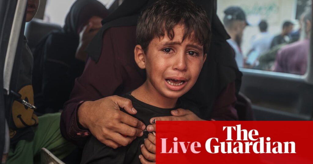 Gaza health system overwhelmed by casualties at aid distributions, says Red Cross – Israel-Gaza war live | Israel-Gaza war