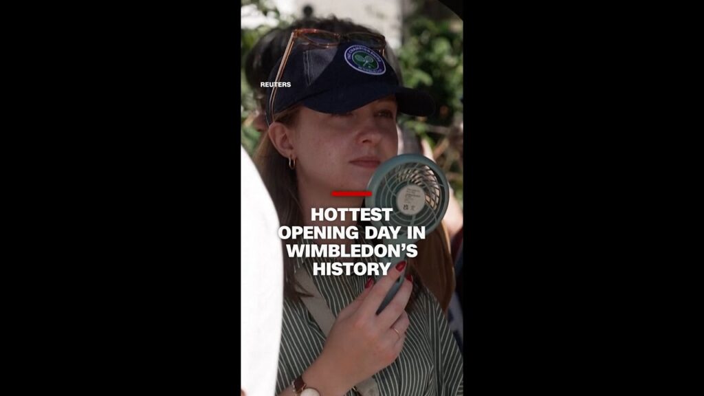 Hottest opening day in Wimbledon’s history