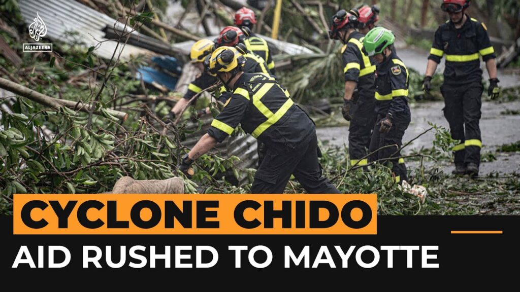 Aid efforts intensify in Mayotte after Cyclone Chido’s destruction | AJ #shorts