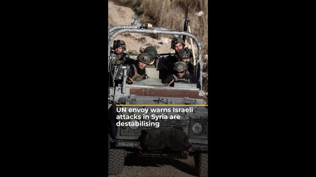 UN envoy warns Israeli attacks in Syria are destabilising | AJ #shorts